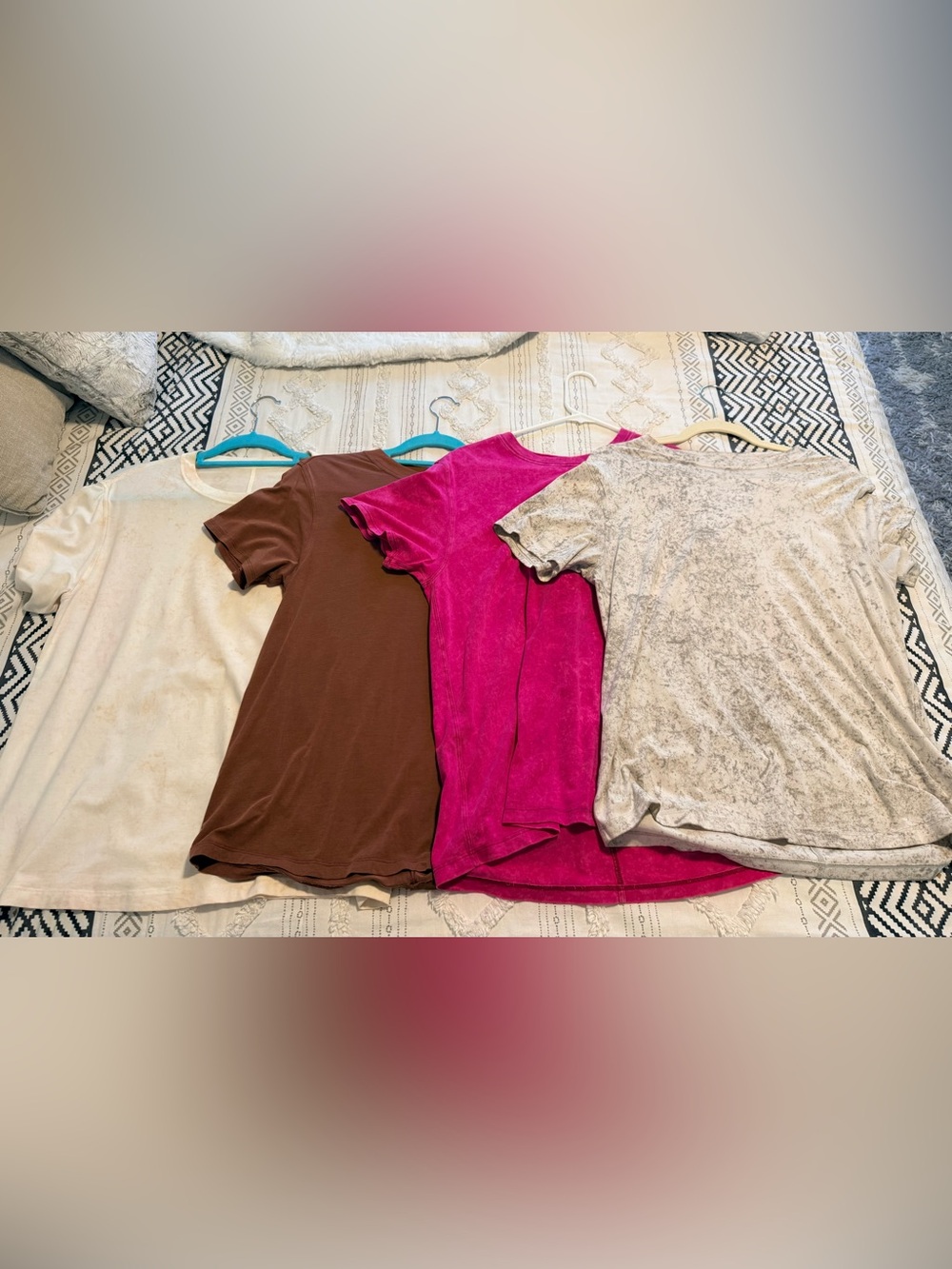 lululemon athletica All Yours tee bundle (size 4)